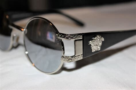 versace vintage silver sunglasses|Versace sunglasses old models.